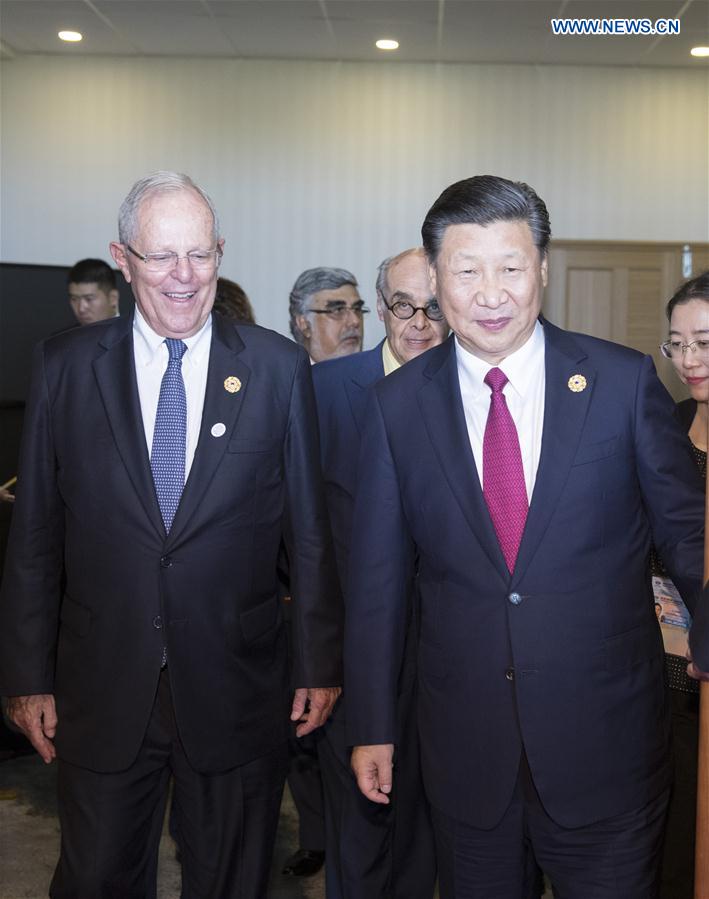 VIETNAM-DA NANG-CHINA-XI JINPING-PERUVIAN PRESIDENT-MEETING