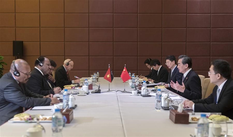 VIETNAM-CHINA-PAPUA NEW GUINEA-FM-MEETING