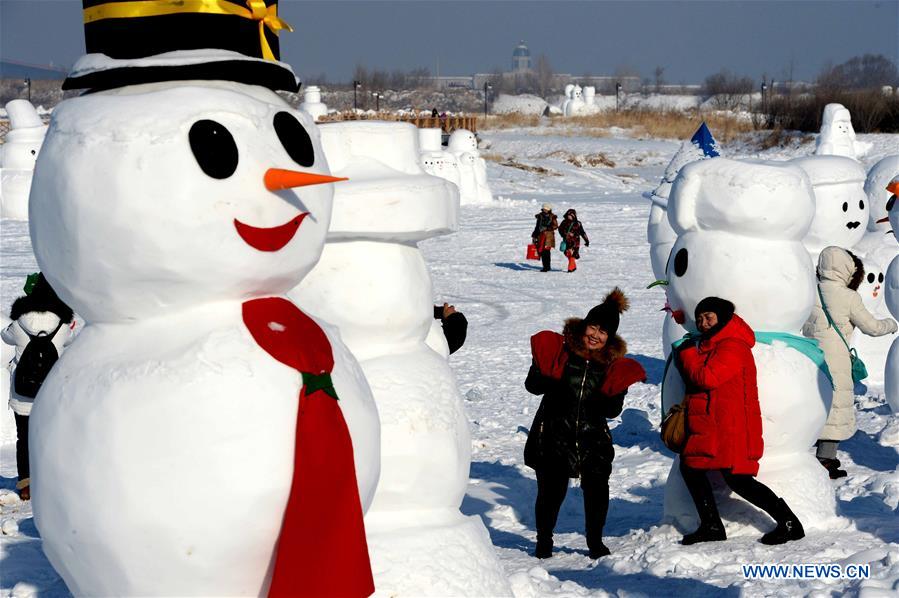 CHINA-HARBIN-SNOWMAN (CN)