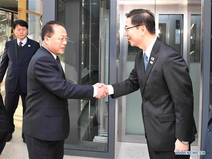 SOUTH KOREA-DPRK-WINTER OLYMPICS-TALKS