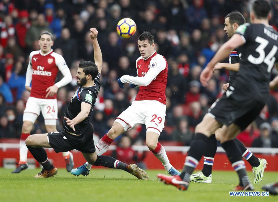 (SP)BRITAIN-LONDON-FOOTBALL-ARSENAL VS CRYSTAL PALACE