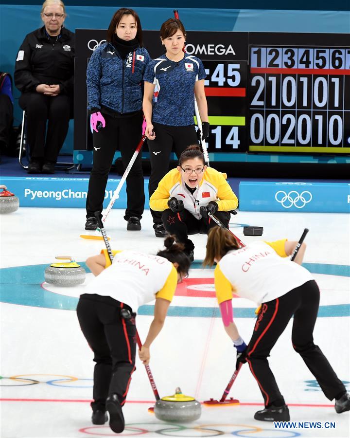 (SP)OLY-SOUTH KOREA-PYEONGCHANG-CURLING-WOMEN-ROUND ROBIN-CHN VS JPN