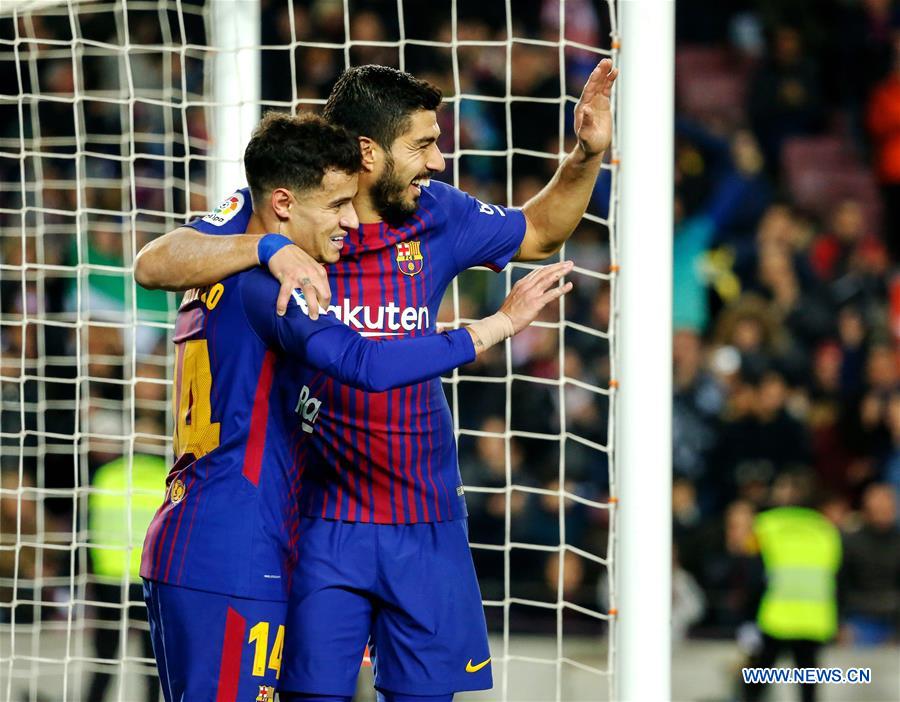 (SP)SPAIN-BARCELONA-SOCCER-SPANISH LEAGUE-BARCELONA VS GIRONA