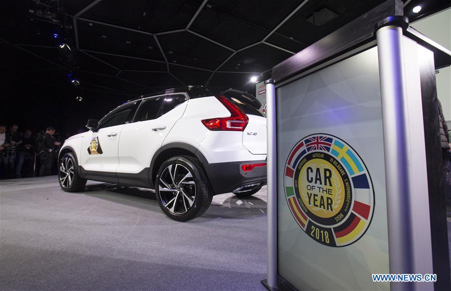 SWITZERLAND-GENEVA-MOTOR SHOW-CAR OF THE YEAR-VOLVO XC40