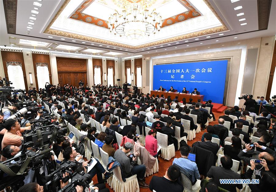 (TWO SESSIONS)CHINA-BEIJING-NPC-PRESS CONFERENCE (CN)