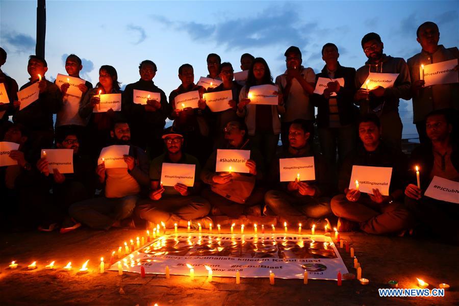 NEPAL-KATHMANDU-AFGHANISTAN-BLAST-CANDLELIGHT VIGIL