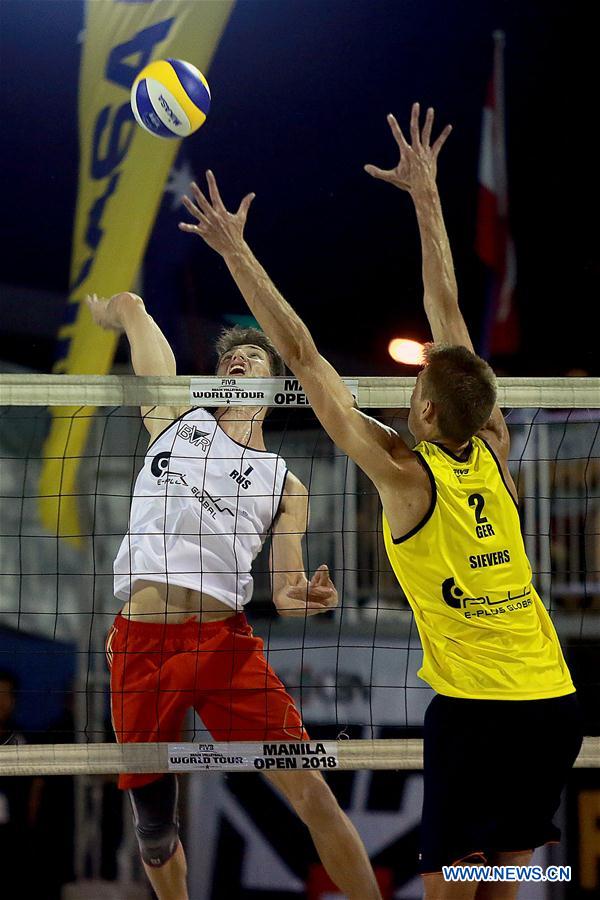 (SP)PHILIPPINES-MANILA-BEACH VOLLEYBALL-FIVB WORLD TOUR-MEN'S FINAL-GERMANY VS RUSSIA