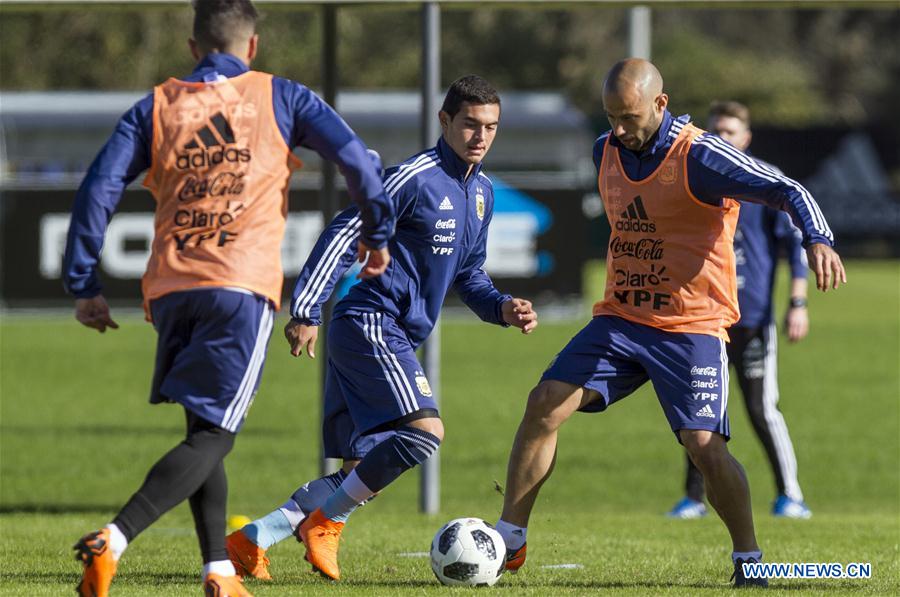 (SP)ARGENTINA-EZEIZA-SOCCER-TRAINING