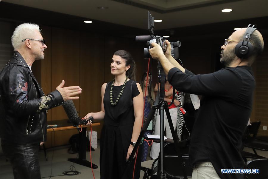 GREECE-ATHENS-GERMAN BAND-SCORPIONS-PRESS CONFERENCE