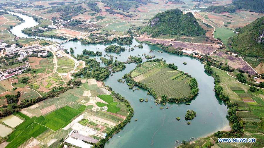 CHINA-GUANGXI-HEISHUI RIVER-SCENERY (CN)