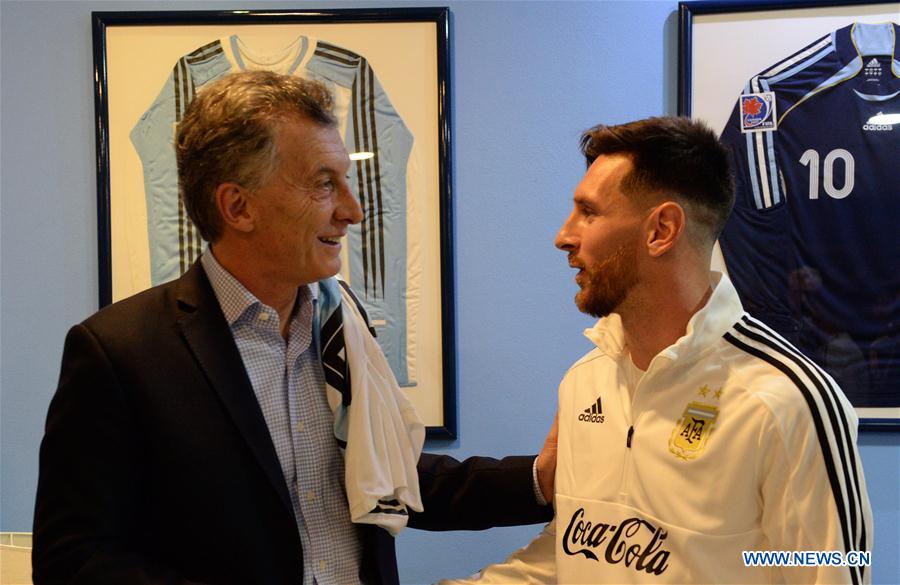 (SP)ARGENTINA-EZEIZA-WORLD CUP-MACRI