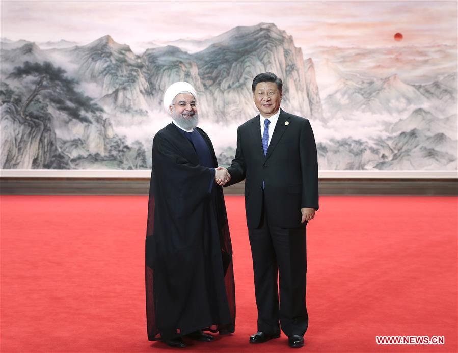 (SCO SUMMIT) CHINA-QINGDAO-XI JINPING-SCO-LEADERS-WELCOME (CN)