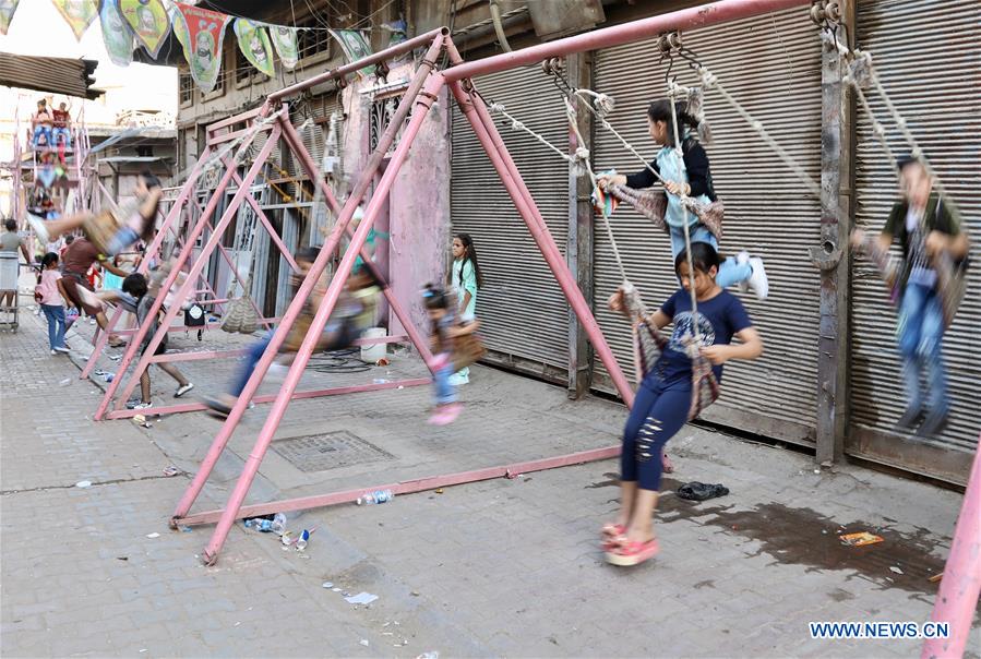 IRAQ-BAGHDAD-EID AL-FITR-CHILDREN