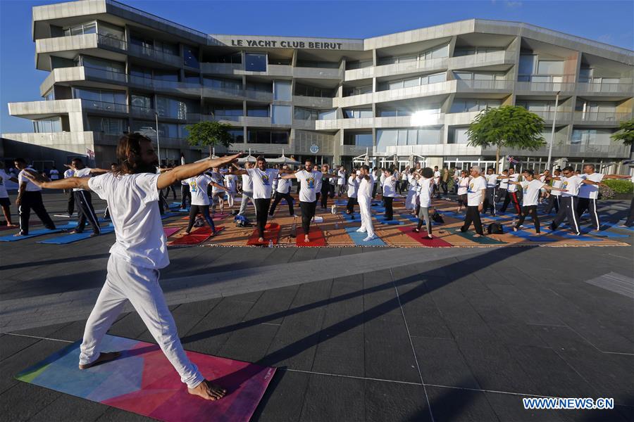 LEBANON-BEIRUT-INTERNATIONAL DAY OF YOGA-CELEBRATION