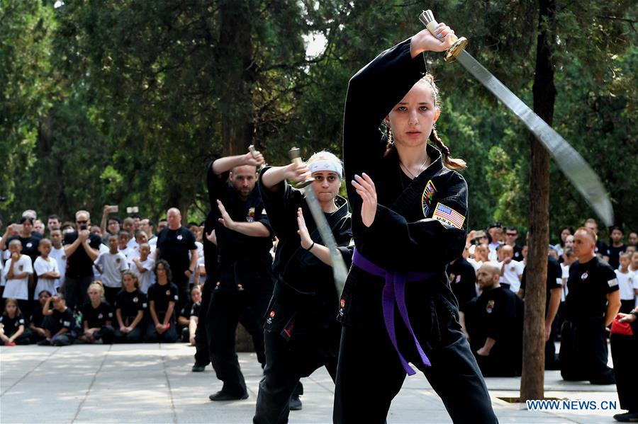 CHINA-HENAN-AMERICAN KUNGFU ENTHUSIASTS-PERFORMANCE (CN)