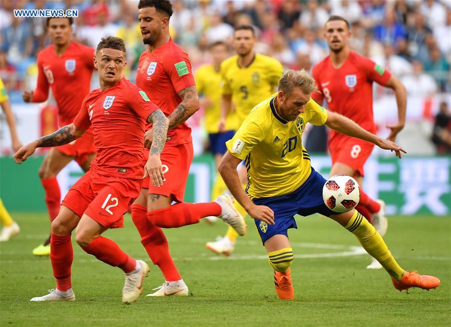 (SP)RUSSIA-SAMARA-2018 WORLD CUP-QUARTERFINAL-SWEDEN VS ENGLAND