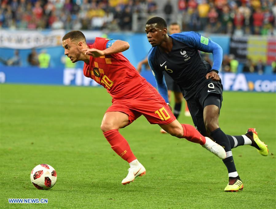 (SP)RUSSIA-SAINT PETERSBURG-2018 WORLD CUP-SEMIFINAL-FRANCE VS BELGIUM