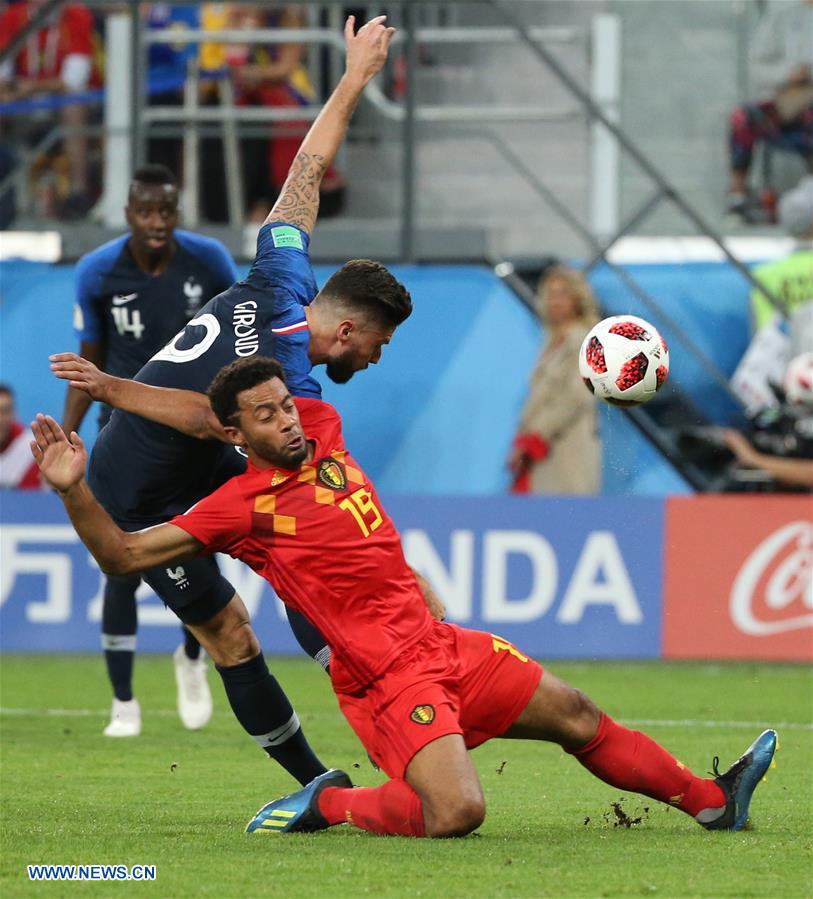 (SP)RUSSIA-SAINT PETERSBURG-2018 WORLD CUP-SEMIFINAL-FRANCE VS BELGIUM