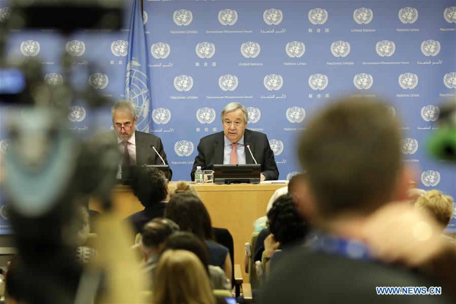 UN-ANTONIO GUTERRES-PRESS CONFERENCE