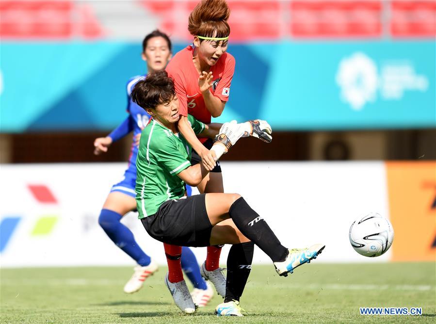 (SP)INDONESIA-PALEMBANG-ASIAN GAMES-FOOTBALL-SOUTH KOREA VS CHINESE TAIPEI