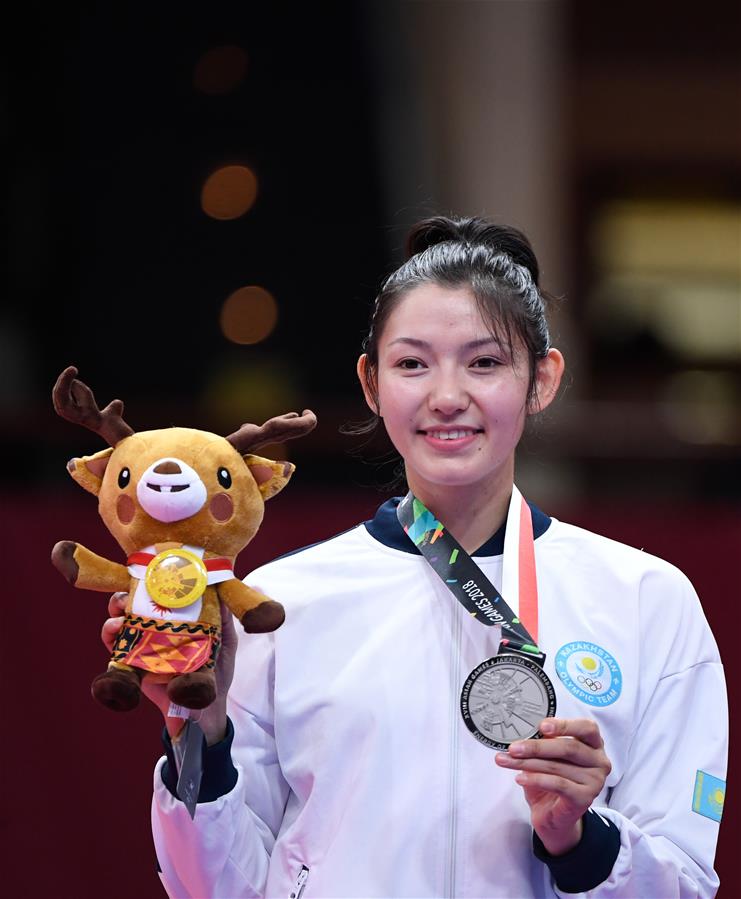 (SP)INDONESIA-JAKARTA-ASIAN GAMES-TAEKWONDO-WOMEN-67 KG