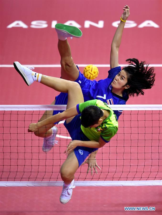 (SP)INDONESIA-PALEMBANG-ASIAN GAMES-SEPAKTAKRAW