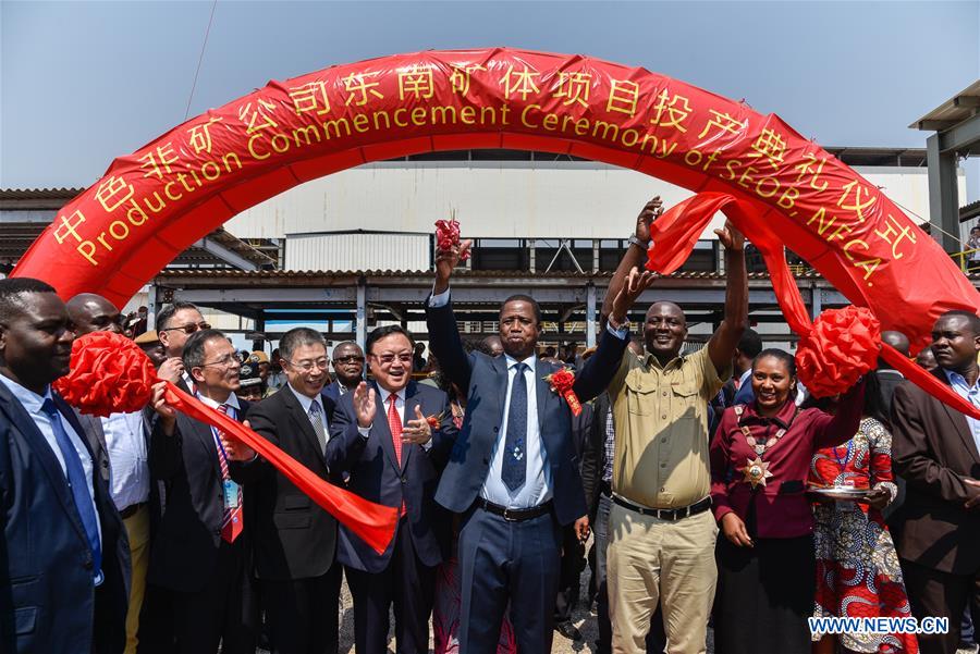 ZAMBIA-CHAMBISHI-MINING FIRM-CHINA-PRODUCTION WORK