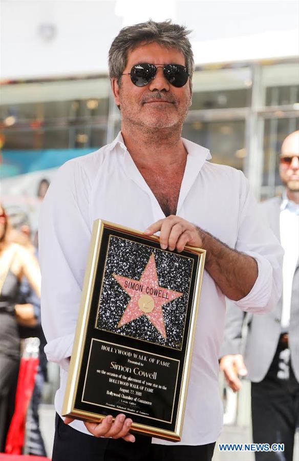 U.S.-LOS ANGELES-SIMON COWELL-STAR HONORING CEREMONY