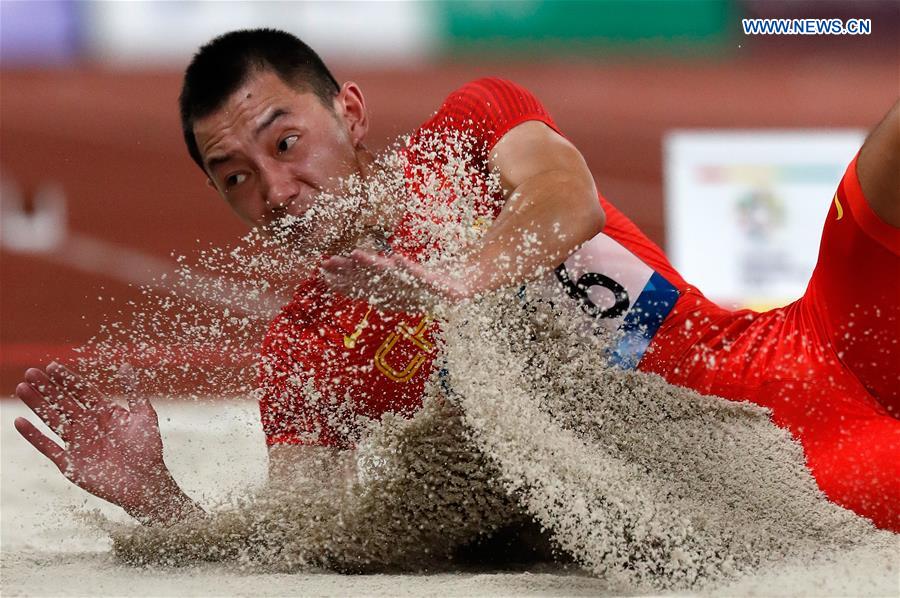 (SP)INDONESIA-JAKARTA-ASIAN GAMES-ATHLETICS-MEN'S LONG JUMP