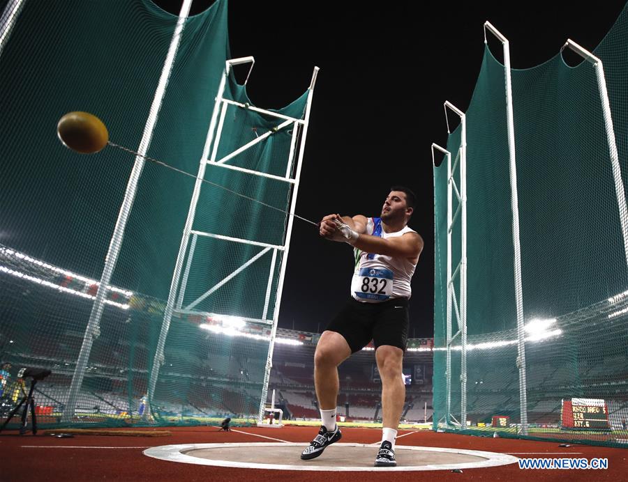 (SP)INDONESIA-JAKARTA-ASIAN GAMES-ATHLETICS-MEN'S HAMMER THROW