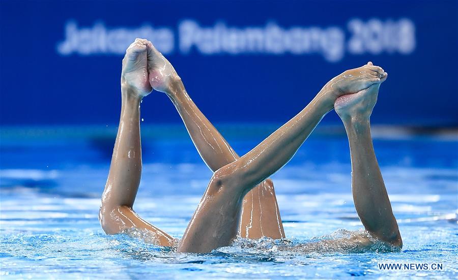 (SP)INDONESIA-JAKARTA-ASIAN GAMES-ARTISTIC SWIMMING