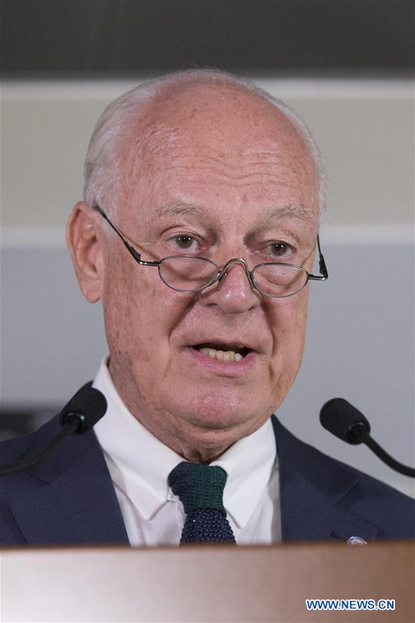 SWITZERLAND-GENEVA-SYRIA-STAFFAN DE MISTURA