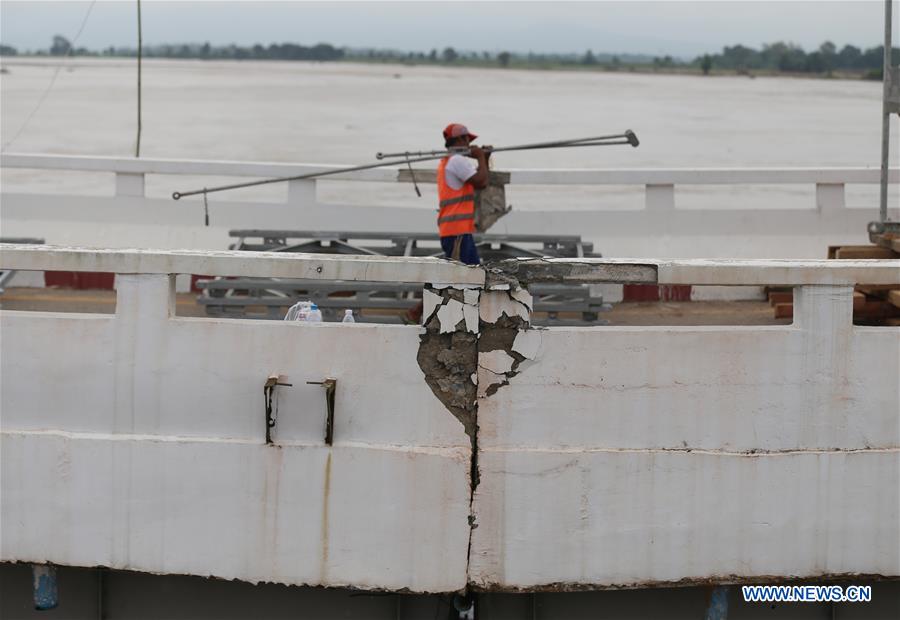 MYANMAR-BAGO-DAM SPILLWAY-COLLAPSE