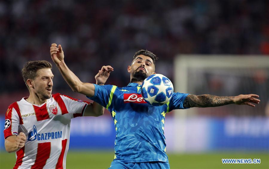 (SP)SERBIA-BELGRADE-UEFA CHAMPIONS LEAGUE-CRVENA ZVEZDA-NAPOLI