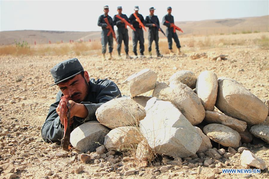 AFGHANISTAN-NANGARHAR-POLICE-MILITARY TRAINING