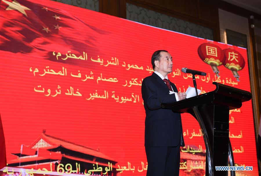 EGYPT-CAIRO-CHINA-NATIONAL DAY-RECEPTION 