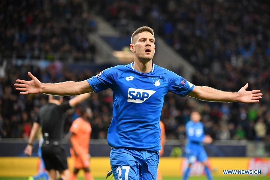 (SP)GERMANY-HOFFENHEIM-SOCCER-UEFA CHAMPIONS LEAGUE