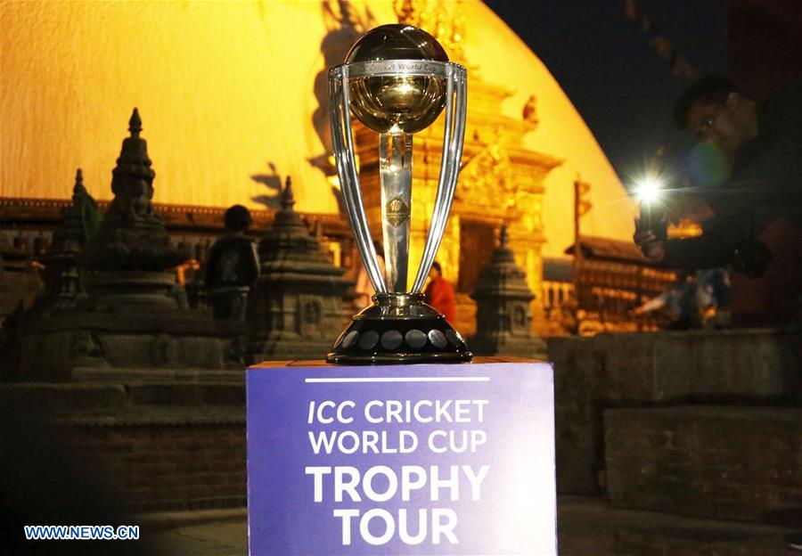 (SP)NEPAL-KATHMANDU-CRICKET-ICC WORLD CUP TROPHY-WORLD TOUR