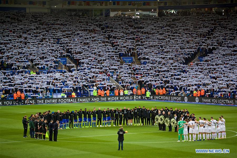 (SP)BRITAIN-LEICESTER-FOOTBALL-ENGLISH PREMIER LEAGUE-LEICESTER CITY FC VS BURNLEY FC