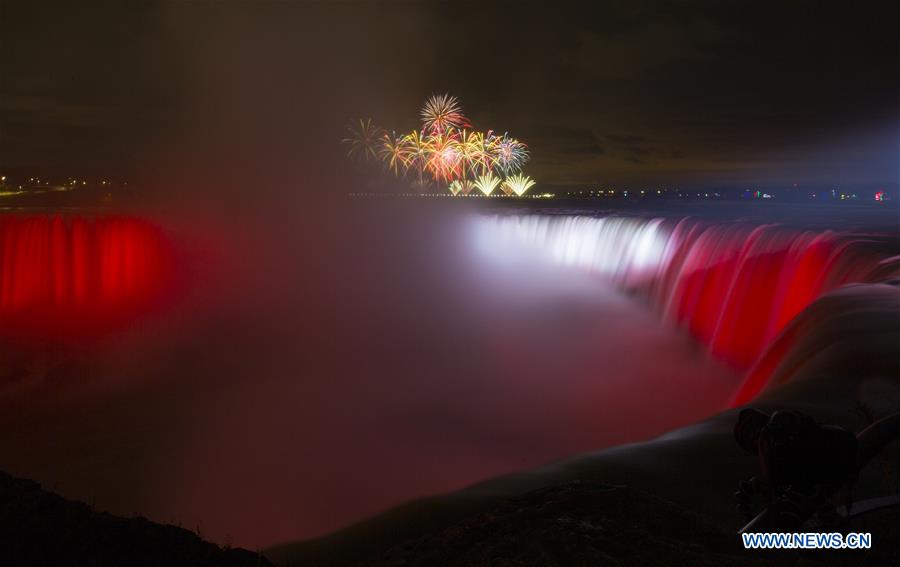 CANADA-ONTARIO-NIAGARA FALLS-FIREWORKS