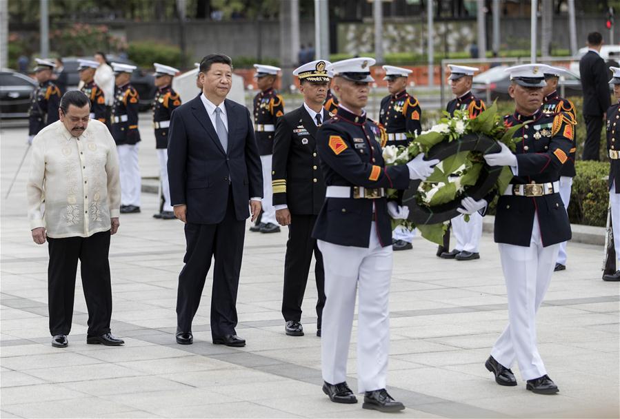 PHILIPPINES-CHINA-XI JINPING-MONUMENT