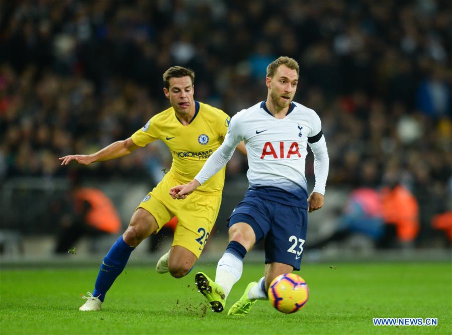 (SP) BRITAIN-LONDON-FOOTBALL-TOTTENHAM HOTSPUR VS CHELSEA