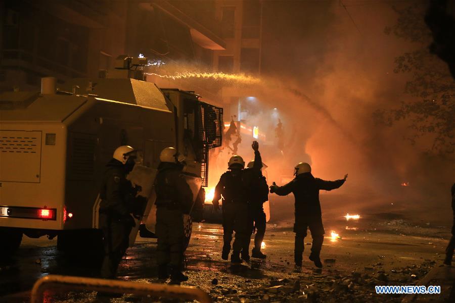 GREECE-ATHENS-PROTEST-VIOLENCE-GRIGOROPOULOS