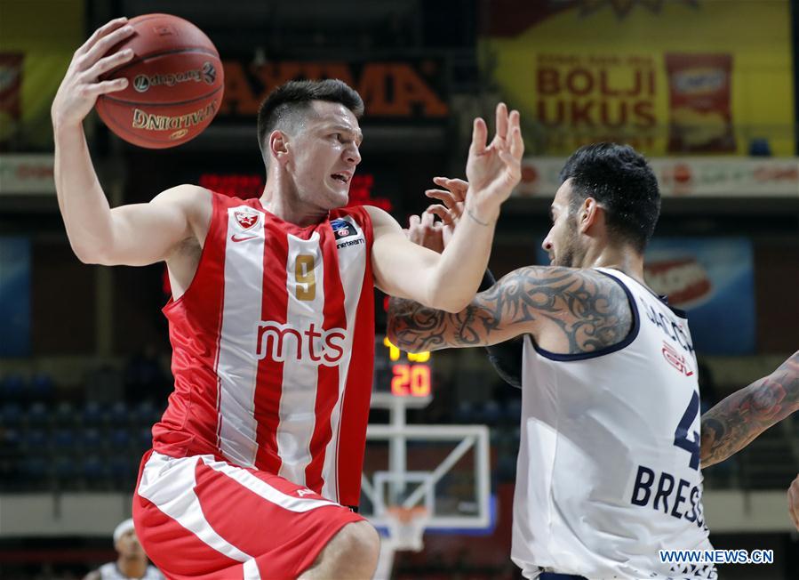 (SP)SERBIA-BELGRADE-BASKETBALL-EUROCUP-CRVENA ZVEZDA VS BRESCIA