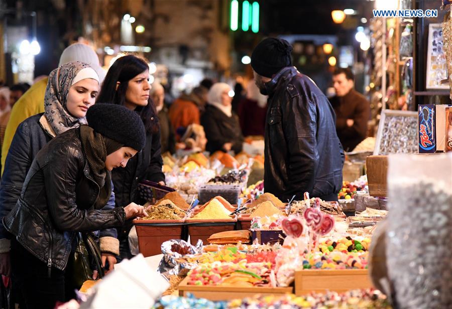 SYRIA-DAMASCUS-HOLIDAY SEASON-MARKET