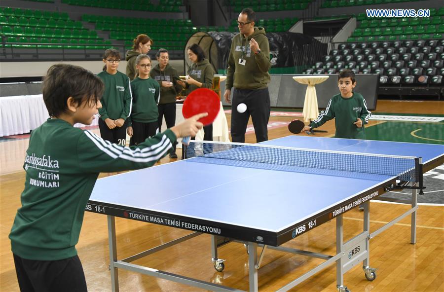 TURKEY-ISTANBUL-TABLE TENNIS PROGRAM-ORPHANS