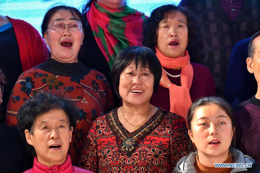 CHINA-SHANXI-RURAL LIFE-POVERTY ALLEVIATION-CHOIR (CN)