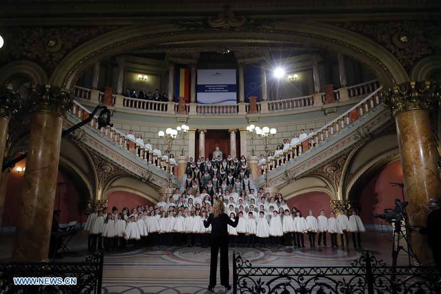 ROMANIA-BUCHAREST-EU COUNCIL-PRESIDENCY-INAUGURATION CEREMONY