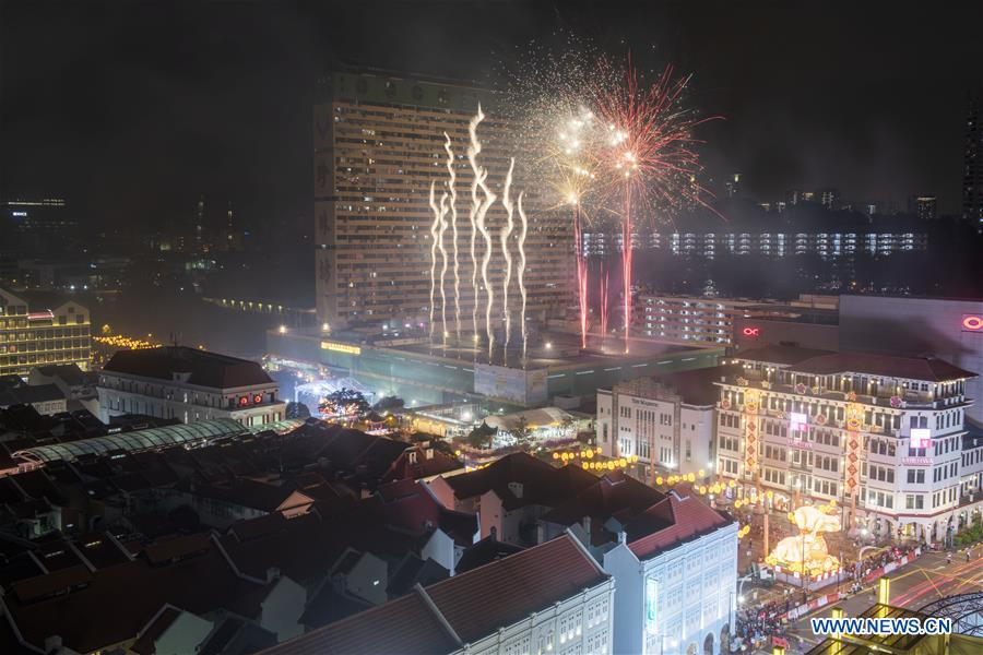 SINGAPORE-CHINESE LUNAR NEW YEAR-LIGHT-UP-CEREMONY