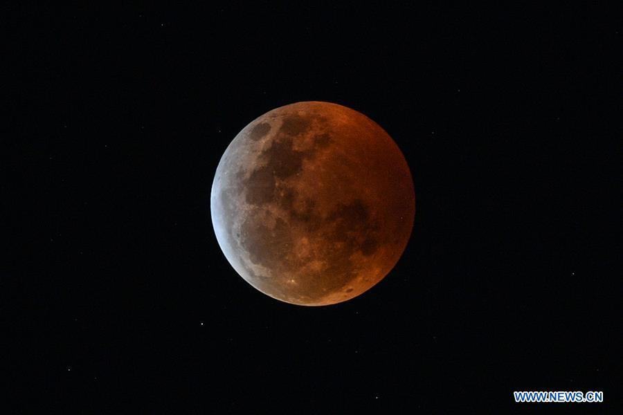 MEXICO-MEXICO CITY-TOTAL ECLIPSE OF MOON 